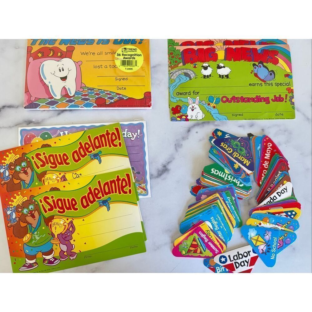 Educational recognition award bundle classroom homeschool teacher signs elementa